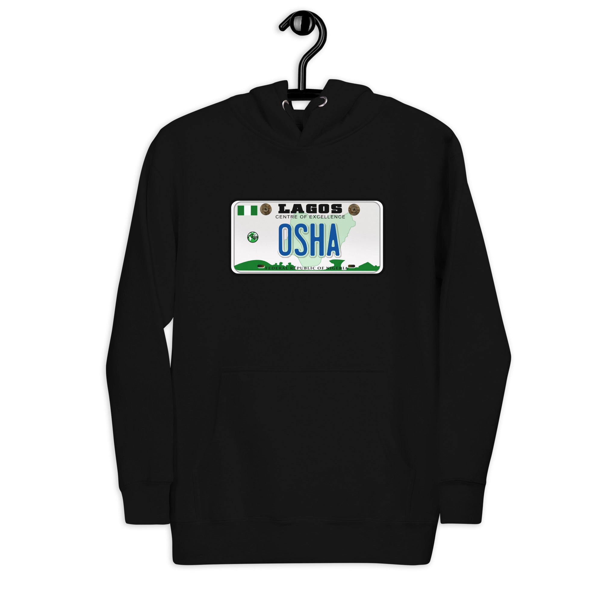 Lagos license Plate Hoodie