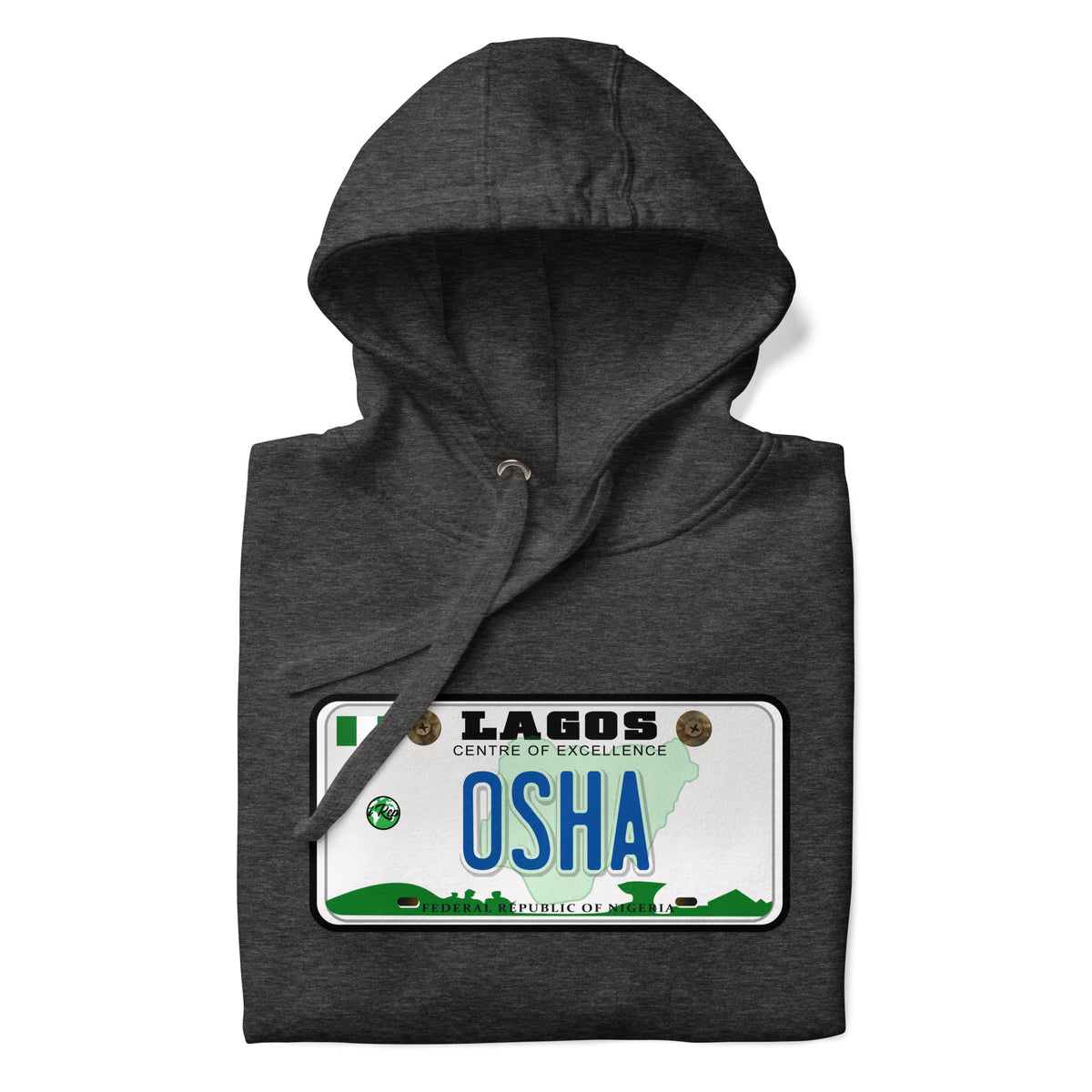 Lagos license Plate Hoodie