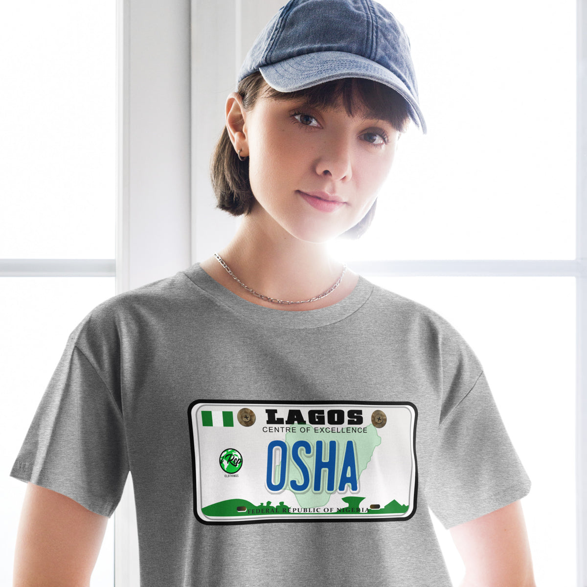 Lagos License Plate Women’s crop top