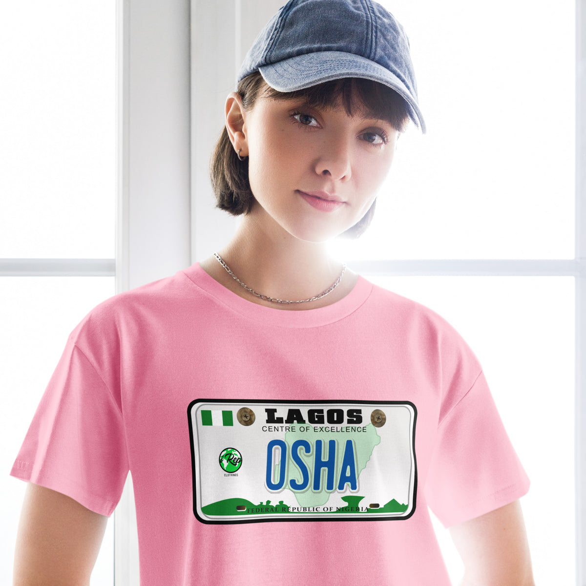 Lagos License Plate Women’s crop top