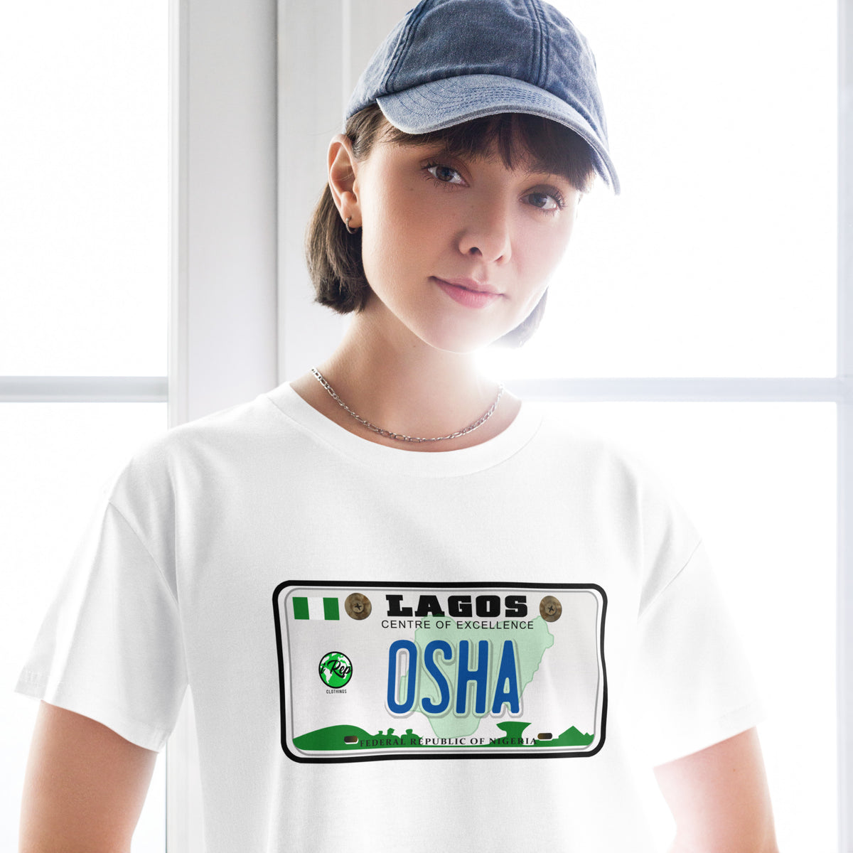 Lagos License Plate Women’s crop top