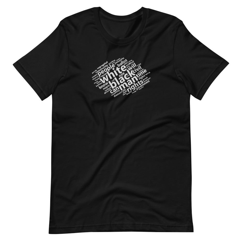 word collage art t shirt