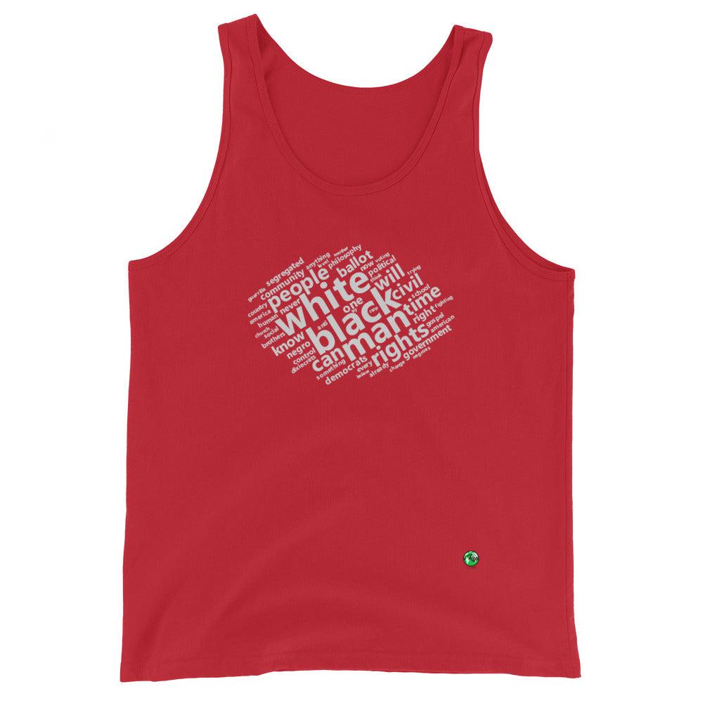 word bubble tank top