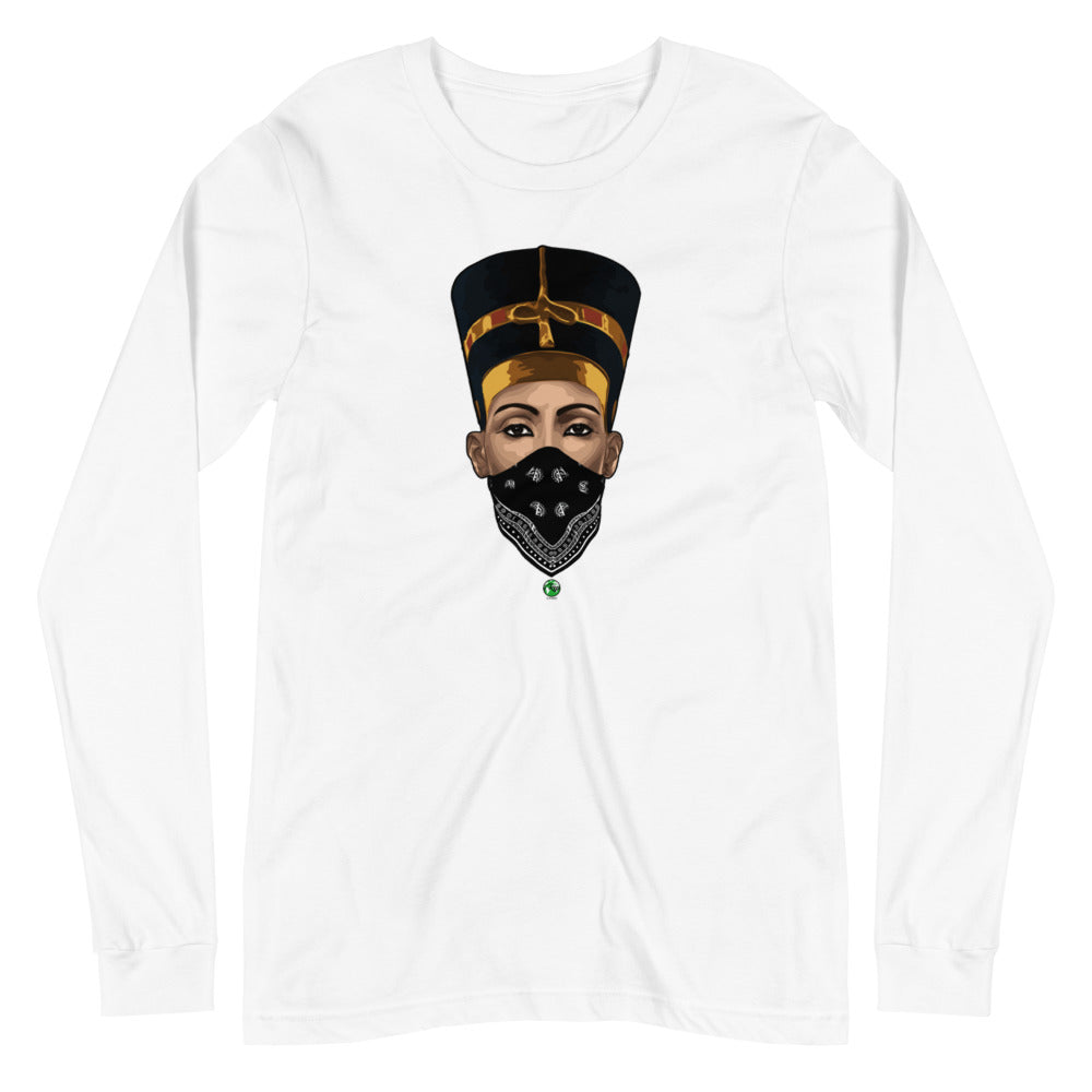 Queen Nefertiti streetwear long sleeve tee