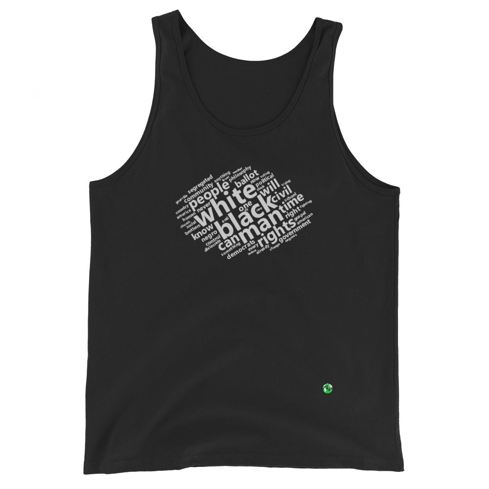 word collage tank top