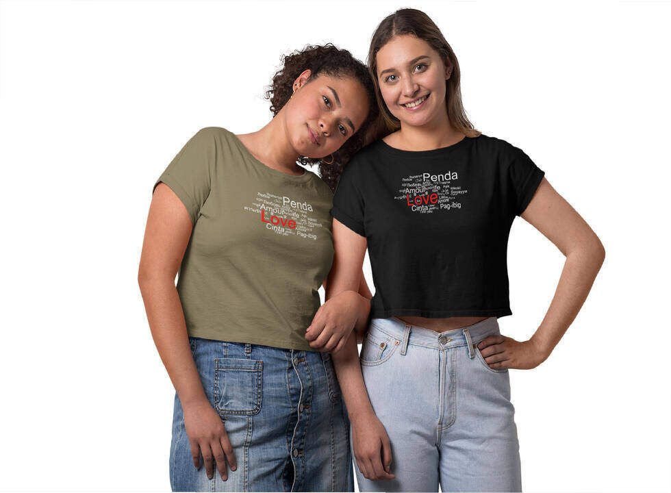 cropped tee for women