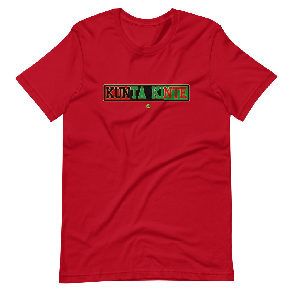 &quot;Kunta Kinte&quot; Short-Sleeve Unisex T-Shirt - iRep Clothings- Quality and Premium apparels that showcases actionable insights into the African-American history. Wordcloud insights into Iconic Black social justice speeches